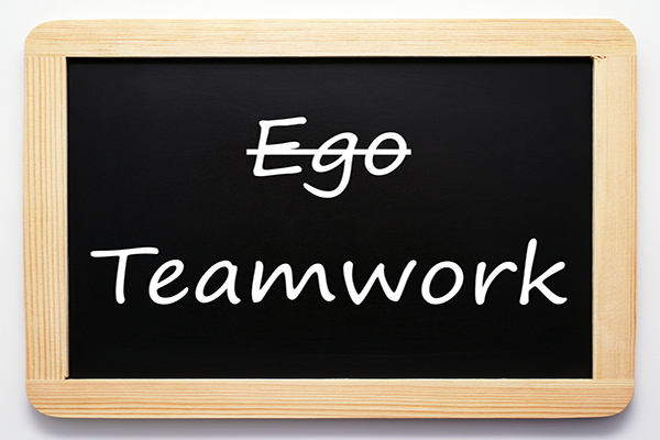 Egos can destroy teamwork. Beware. Teamwork Story