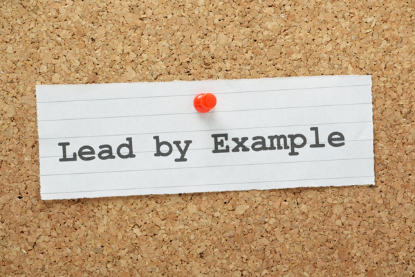 Lead By Example – Great Leaders Model Positive Leadership Skills
